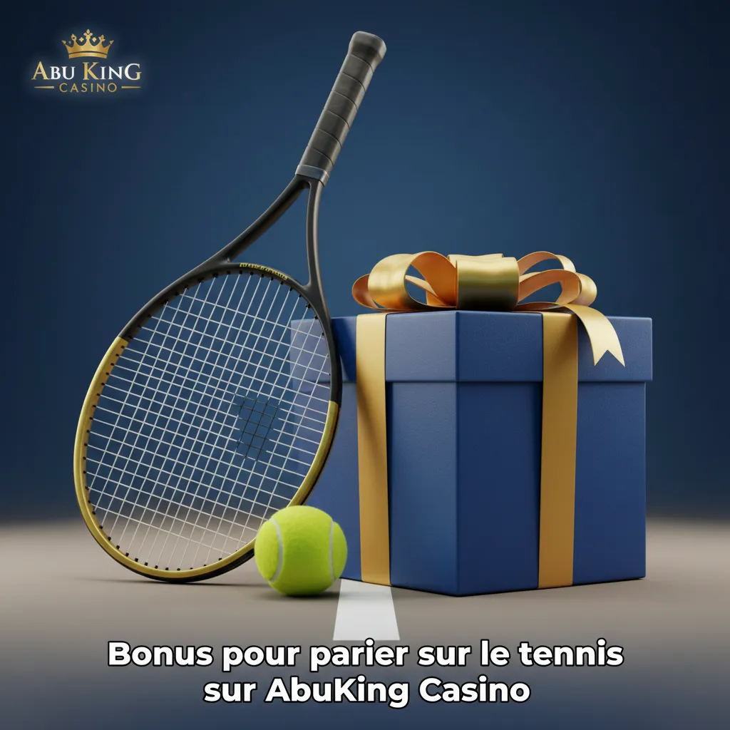 AbuKing Casino: bonus tennis jusqu’à 100 € en freebets; inscription, dépôt et premier pari requis. Cond. applicables.