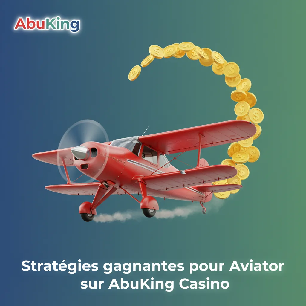 Infographie: stratégies Aviator AbuKing — petites mises 1,5x–2x, double pari, auto cashout, stop-loss, démo.