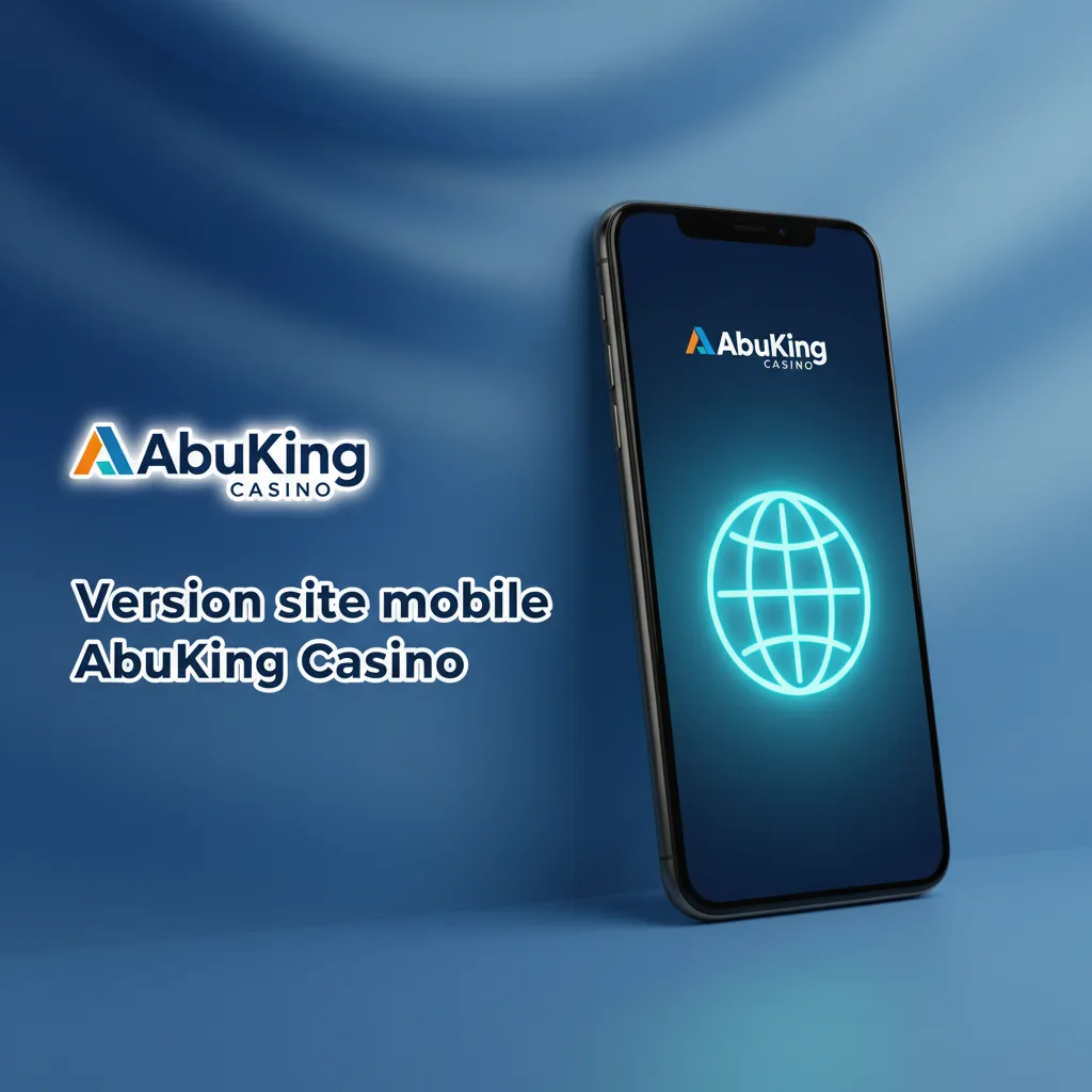 Site mobile AbuKing Casino sur smartphone et tablette: jeux, cotes, paiements, bonus, support, sans téléchargement.