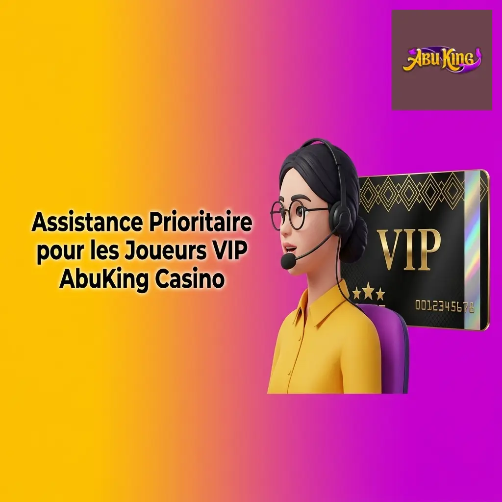 Assistance prioritaire VIP AbuKing Casino : gestionnaire dédié, réponse rapide et suivi personnalisé pour joueurs actifs