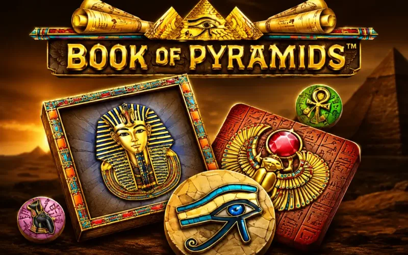 Ouvrez le livre sacré de Book of Pyramid sur AbuKing Casino.