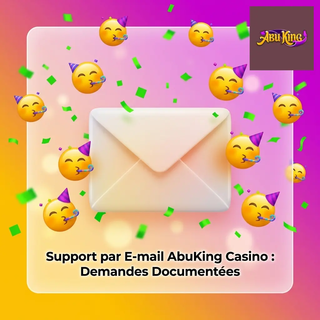 Support e-mail AbuKing Casino pour demandes KYC, réclamations et suivi documenté, réponse sous 24h